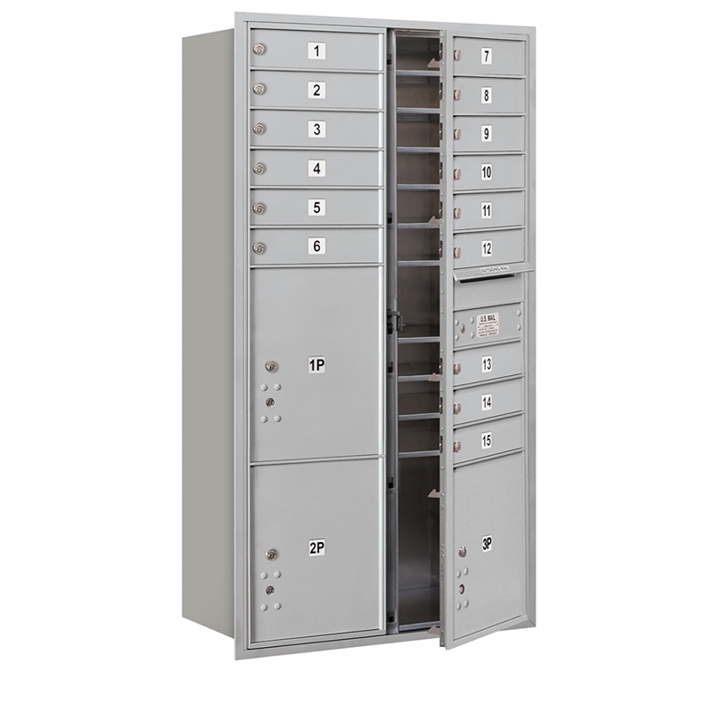 Recessed Mounted 4C Horizontal Mailbox